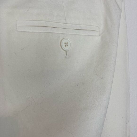 Body By Victoria NWOT Christie Fit Cream high waist wider leg trousers - Picture 7 of 11